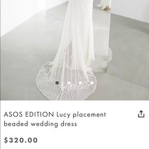 Lucy Placement Beaded Wedding Dress 